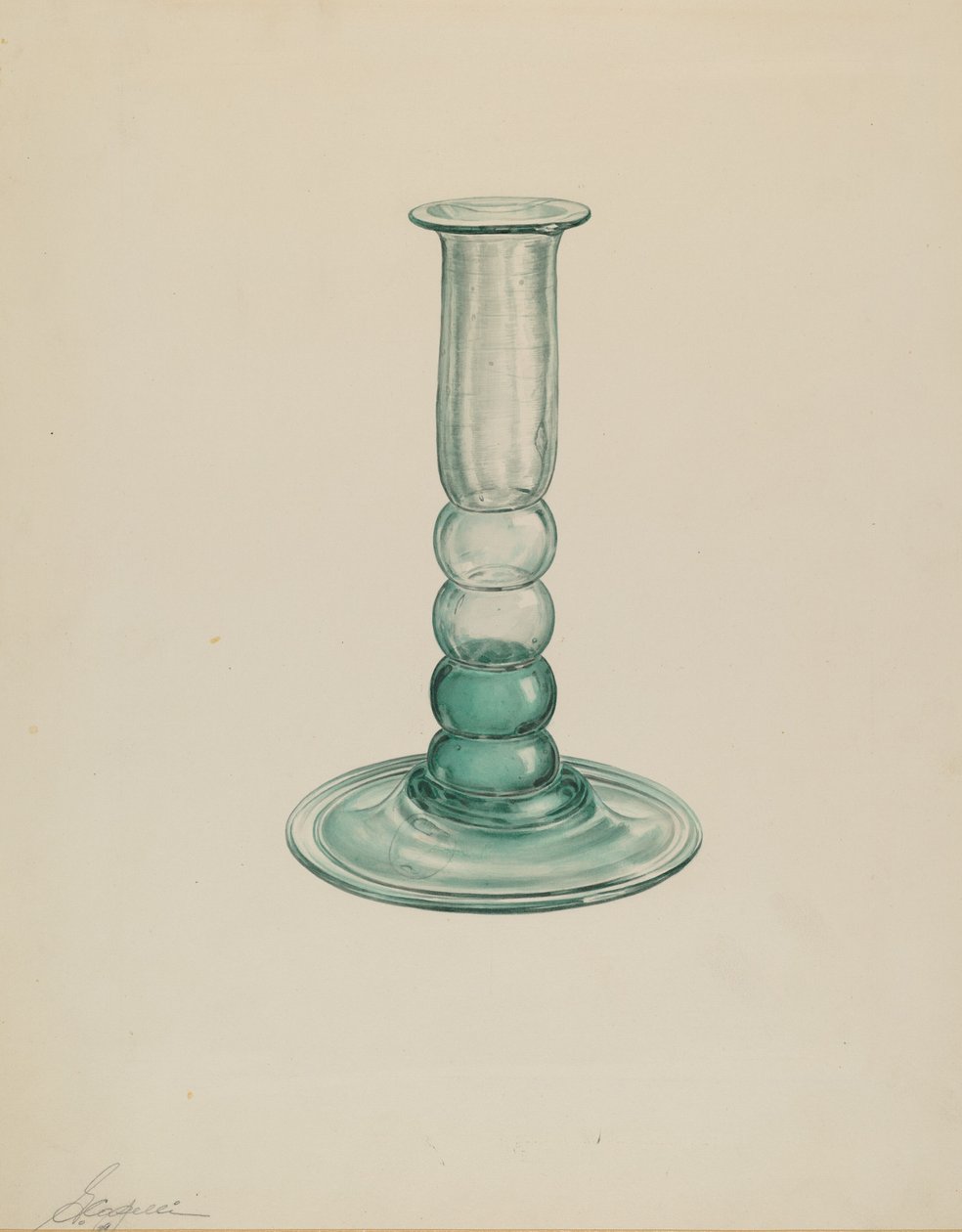 Gyertyatartó, 19351942. alkotó: Giacinto Capelli