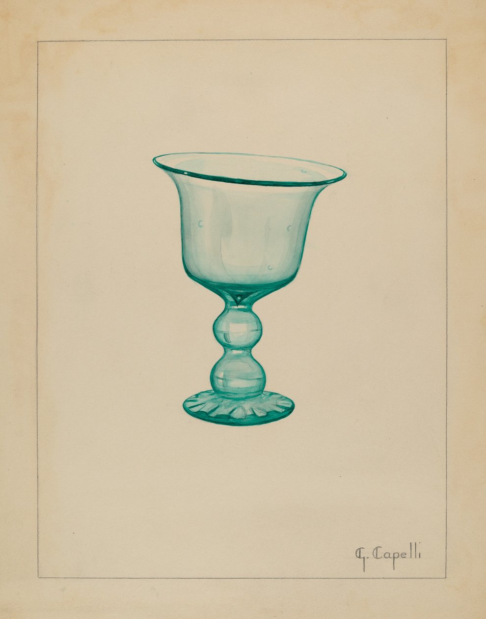 Serleg, c. 1936. alkotó: Giacinto Capelli