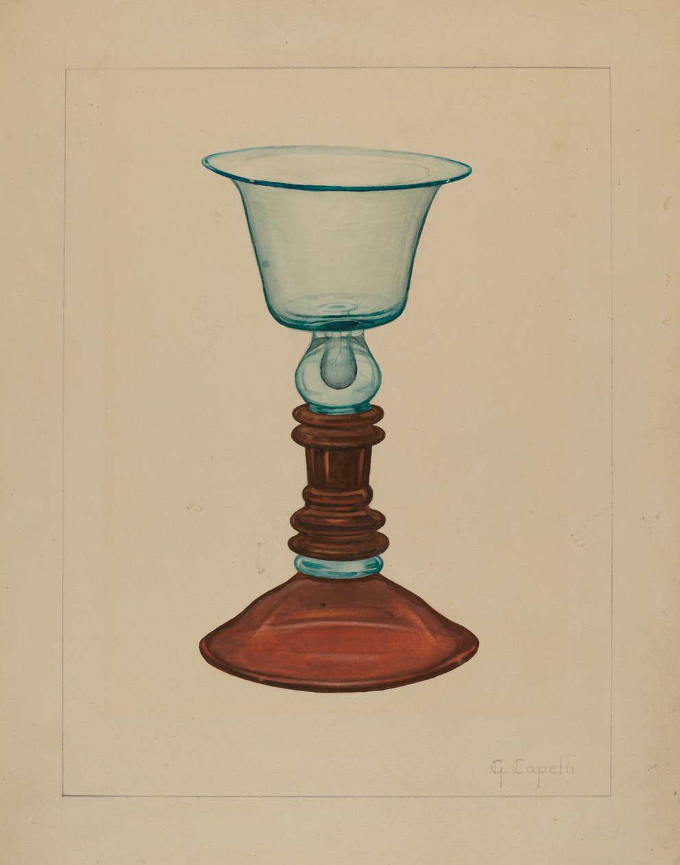 Serleg, c. 1936. alkotó: Giacinto Capelli