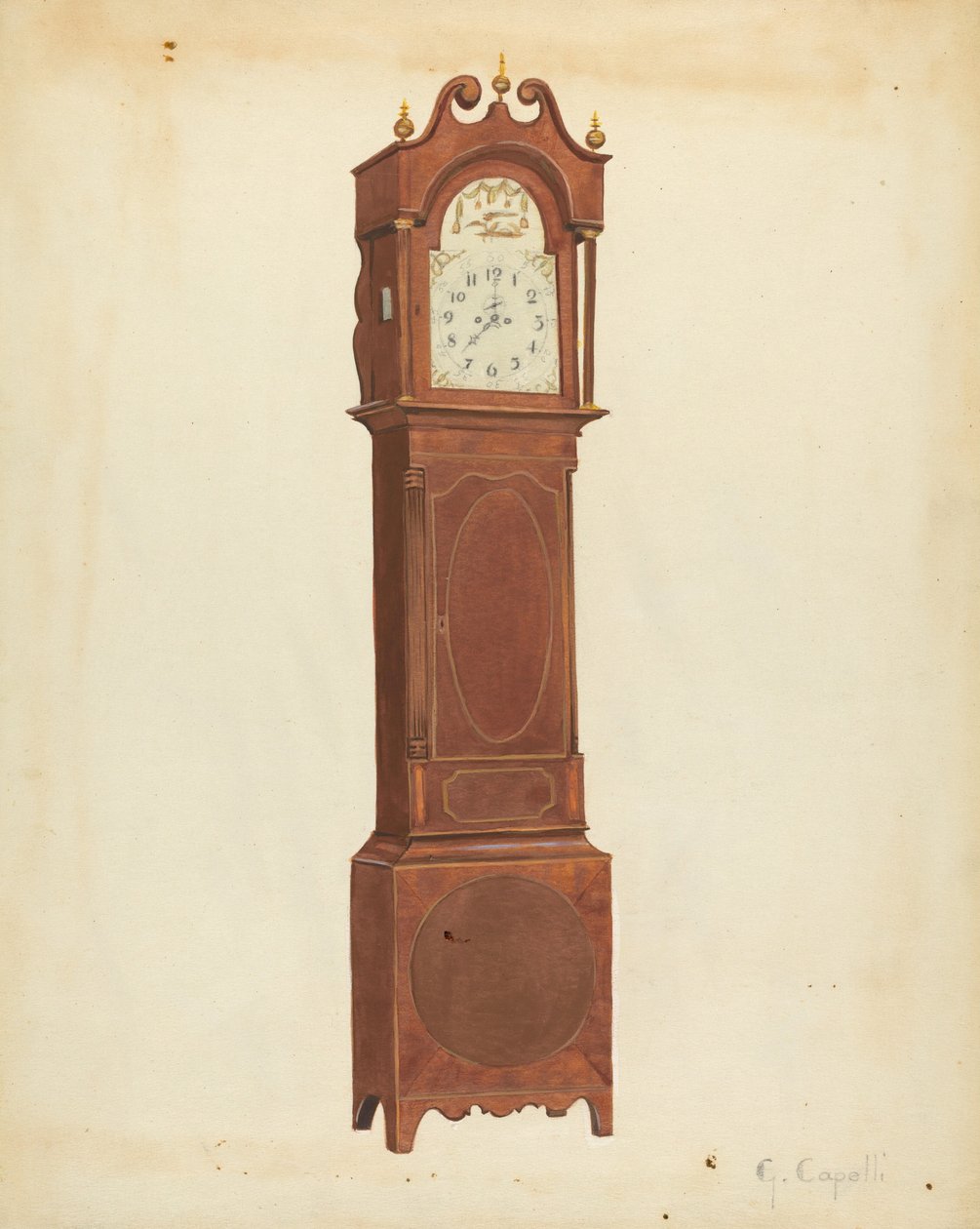 Nagyapa óra, c. 1935. alkotó: Giacinto Capelli
