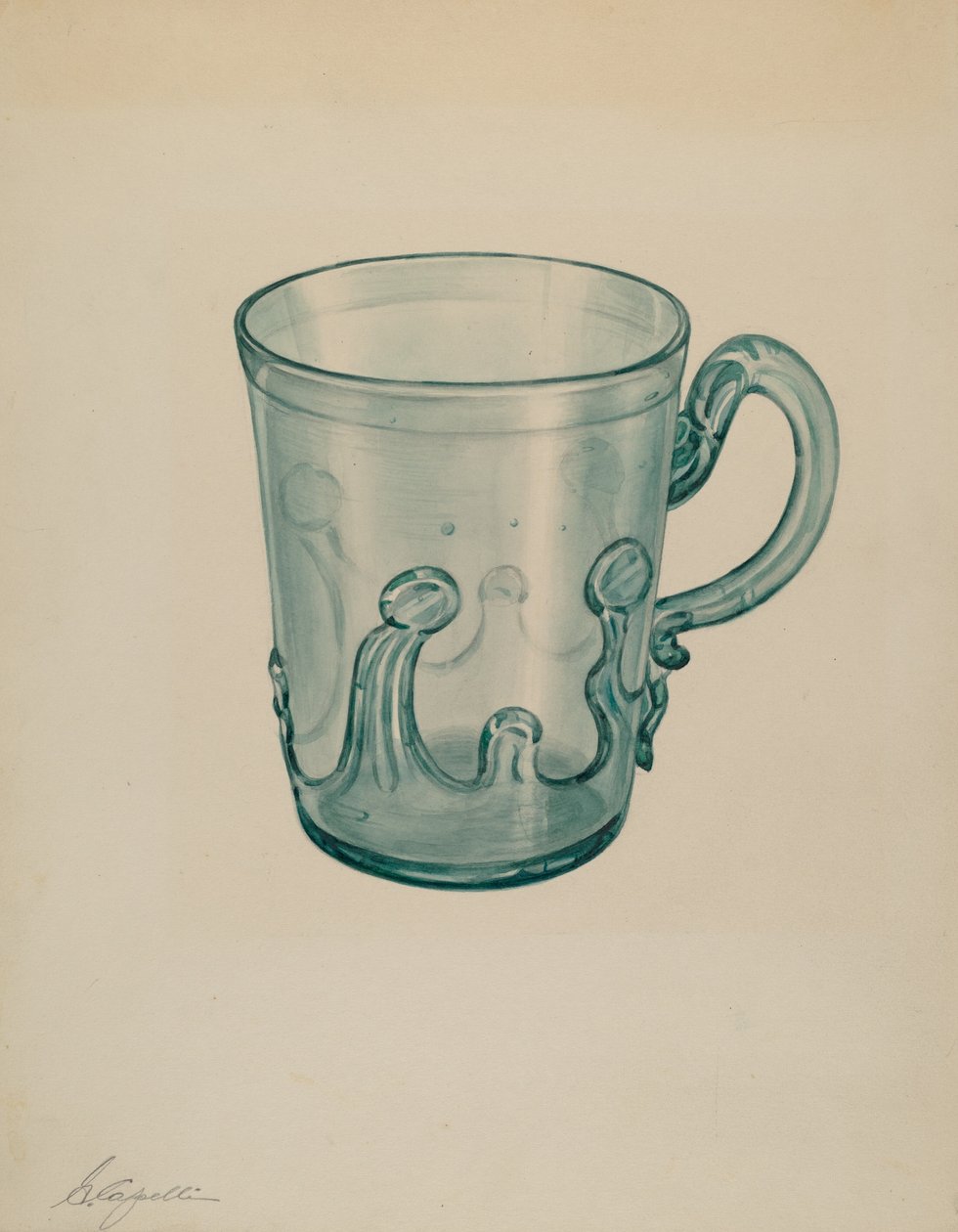 Bögre, 19351942. alkotó: Giacinto Capelli