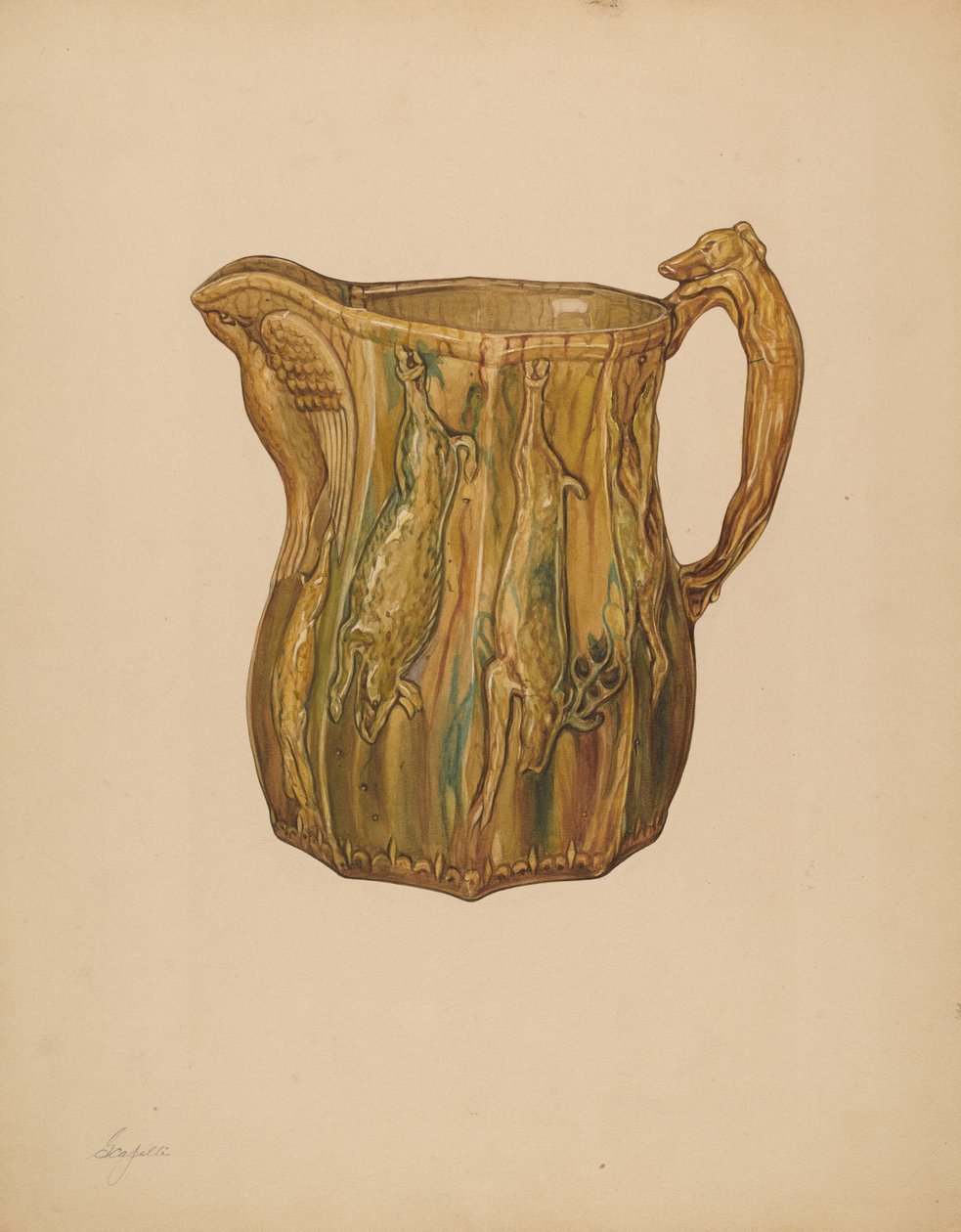 Kancsó, c. 1938. alkotó: Giacinto Capelli