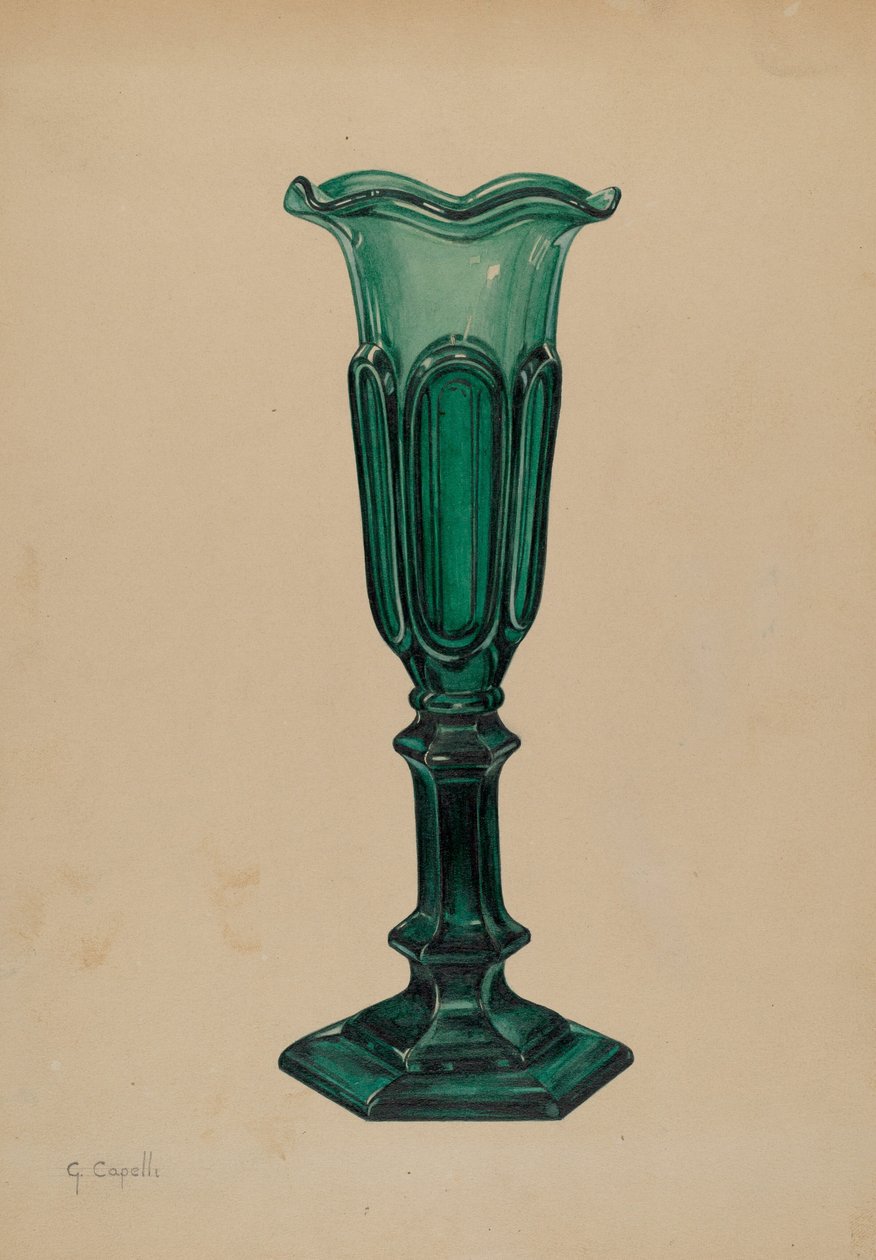 Váza, c. 1937. alkotó: Giacinto Capelli