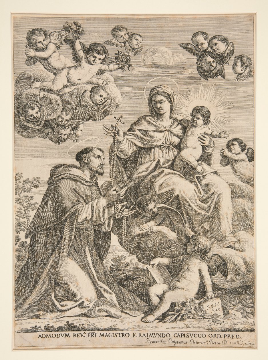 Szent Domonkos alkotó: Giacinto Gimignani