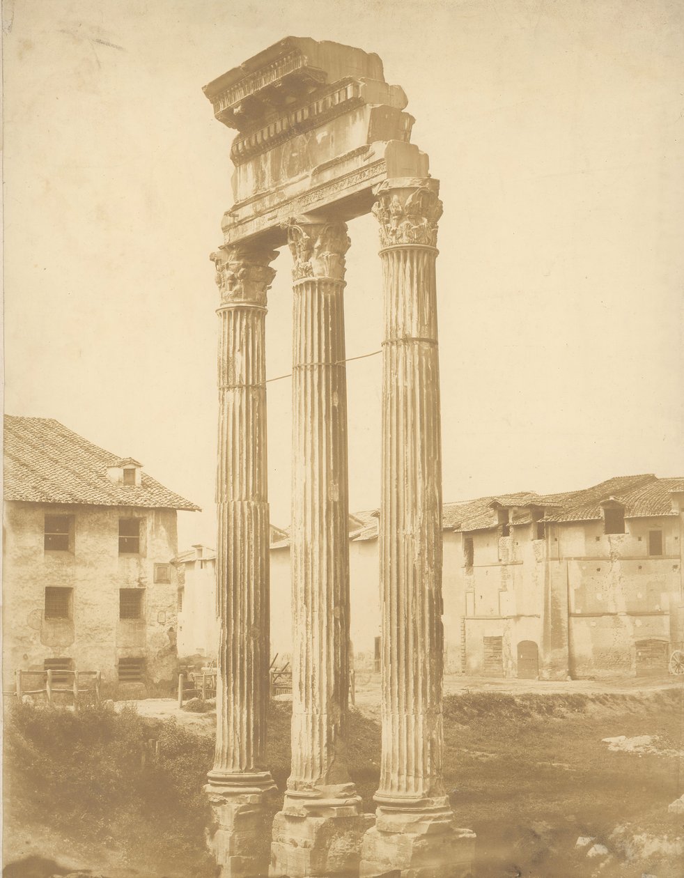 [Római romok], 1860-as évek. alkotó: Giacomo Caneva.