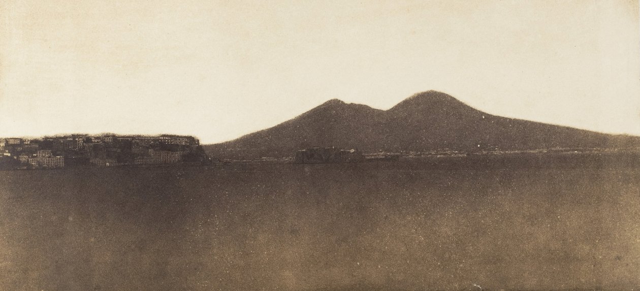 [Vesuvius Mergellinából], kb. 1855 alkotó: Giacomo Caneva