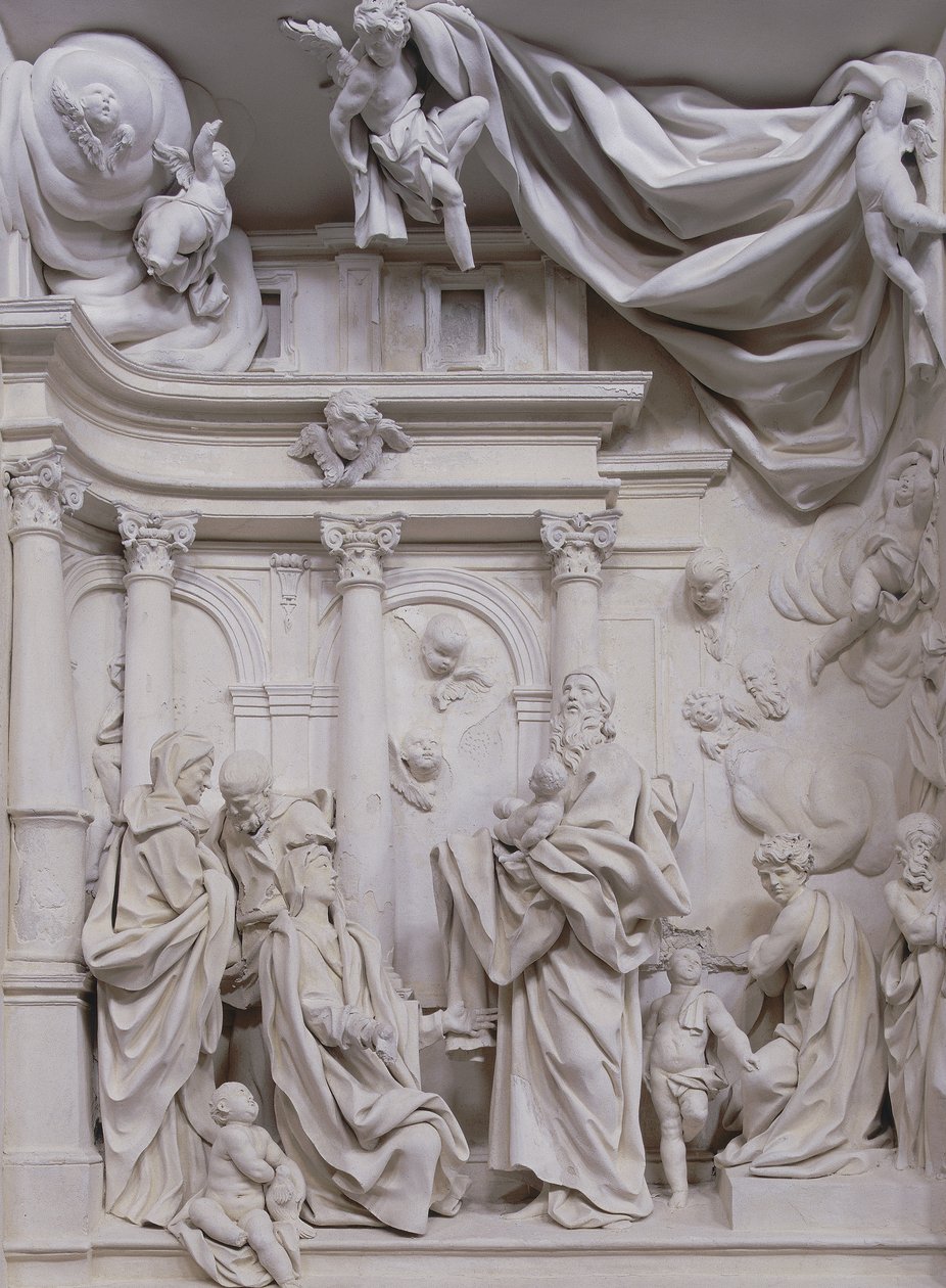 Bemutató a templomban (gipsz) alkotó: Giacomo Serpotta