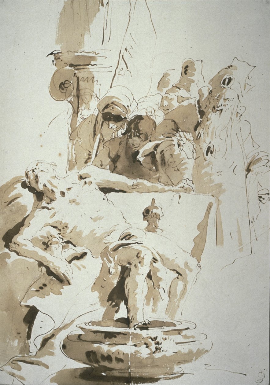 Fantasy Seneca haláláról alkotó: Giambattista Tiepolo