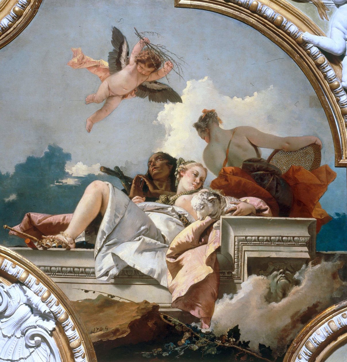 Bűnbánat, alázat és igazság, 1744. alkotó: Giambattista Tiepolo