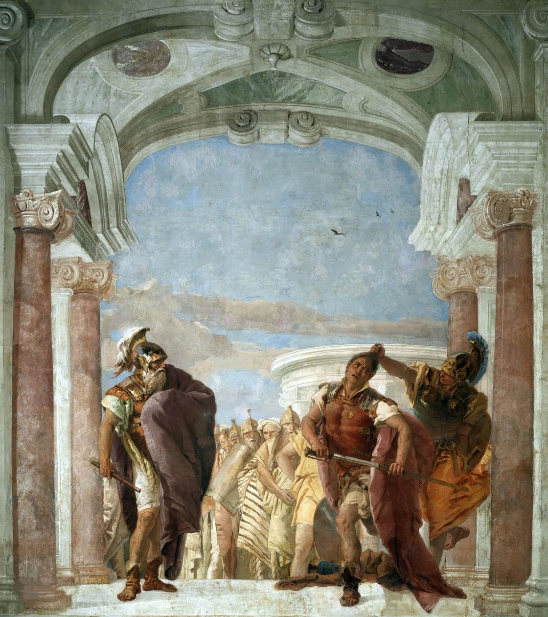 Akhilleusz dühe, 1757. alkotó: Giambattista Tiepolo