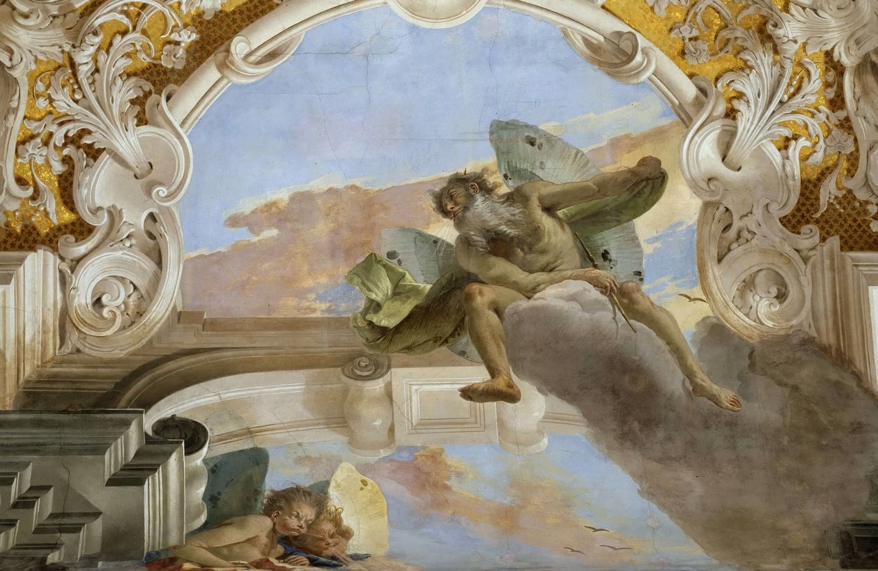 Szélistenek, 1746 körül. alkotó: Giambattista Tiepolo