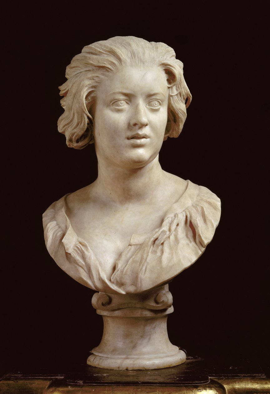 Costanza Bonarelli mellszobra (márvány) alkotó: Gian Lorenzo Bernini