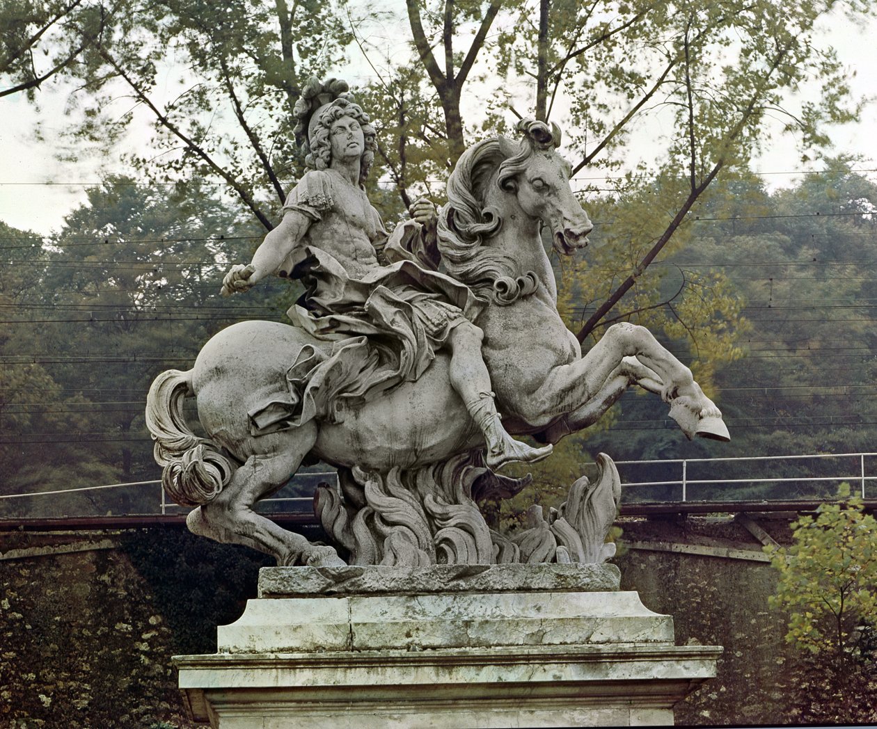 XIV. Lajos lovas portréja (1638-1715) (márvány) alkotó: Gian Lorenzo Bernini