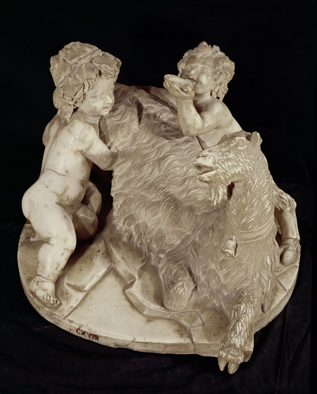 A kecske Amalthea, 1615 körül (márvány) alkotó: Gian Lorenzo Bernini