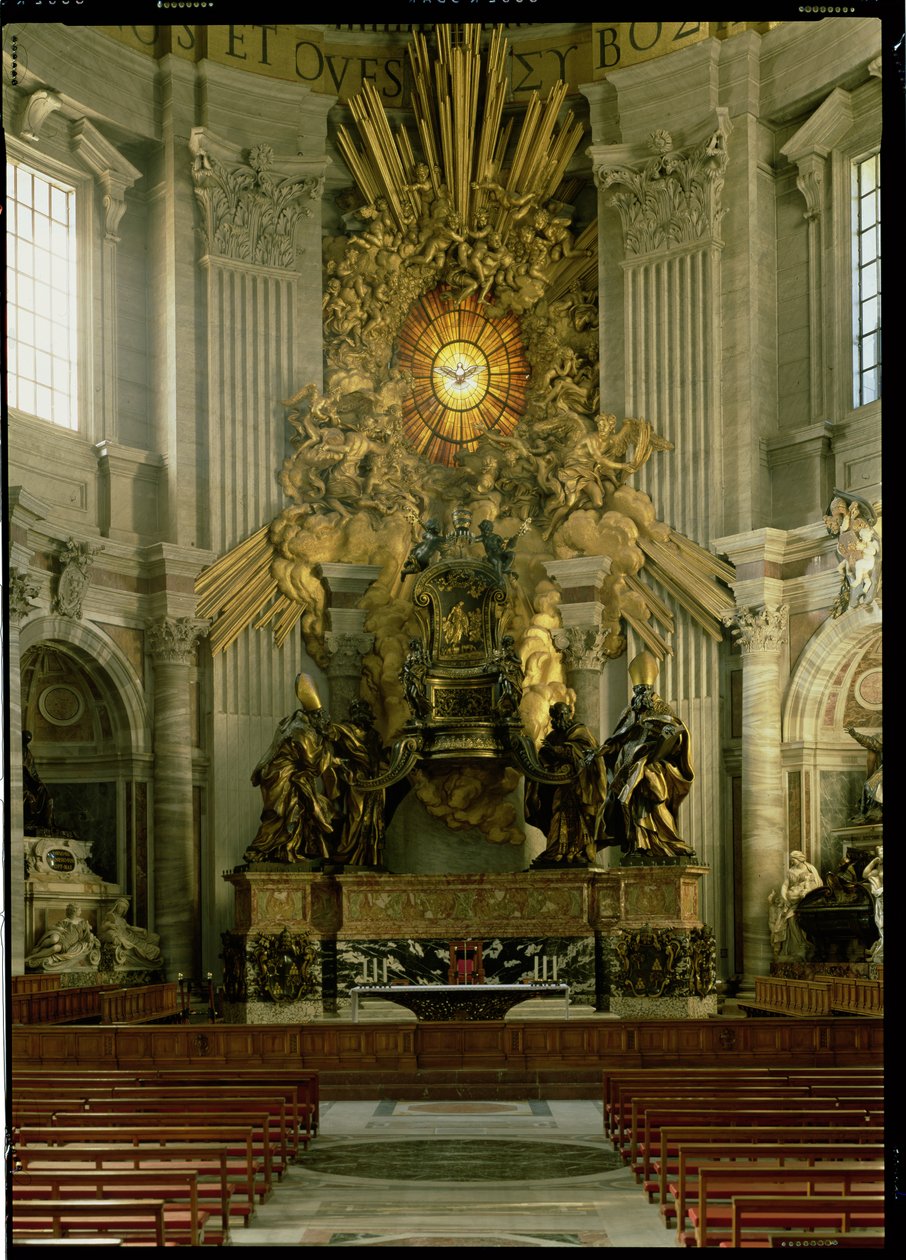 Szent Péter széke, 1665 (bronz) alkotó: Gian Lorenzo Bernini