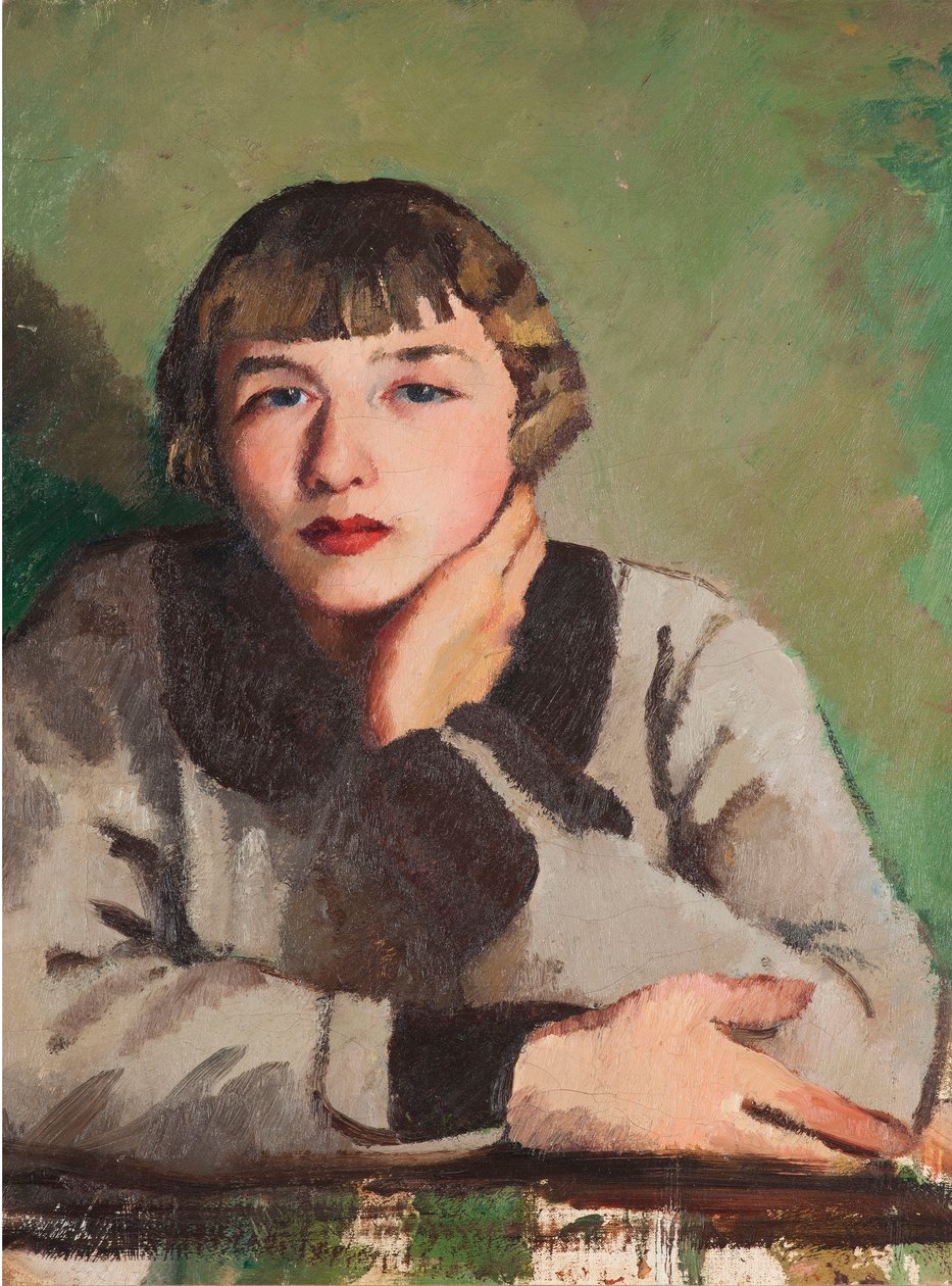 Fiatal lány, 1920-1925. alkotó: Gian Emilio Malerba