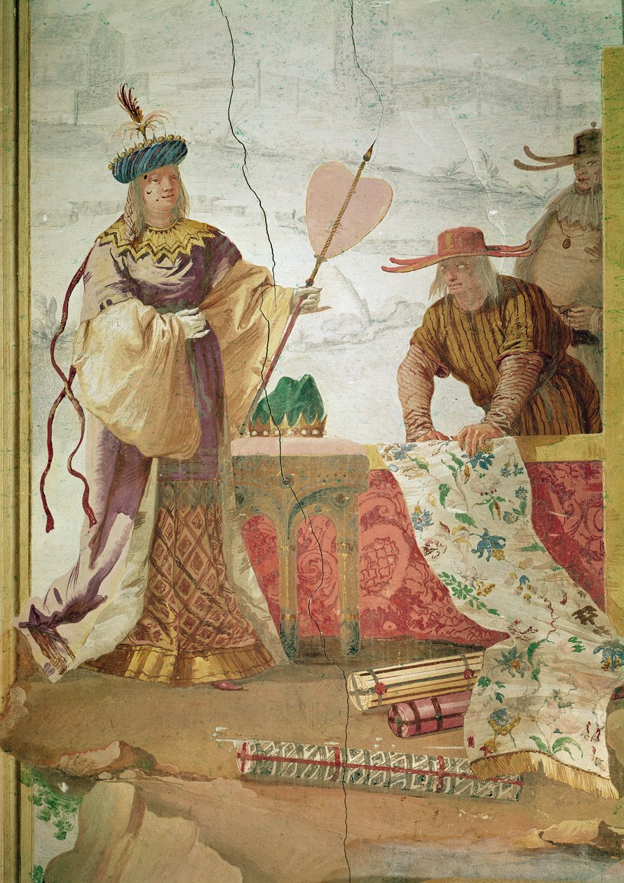A kínai szövet eladó alkotó: Giovanni Domenico Tiepolo