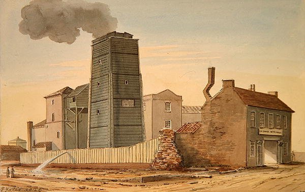 Kilátás a Clink Street Waterworksre, Southwark alkotó: Gideon Yates