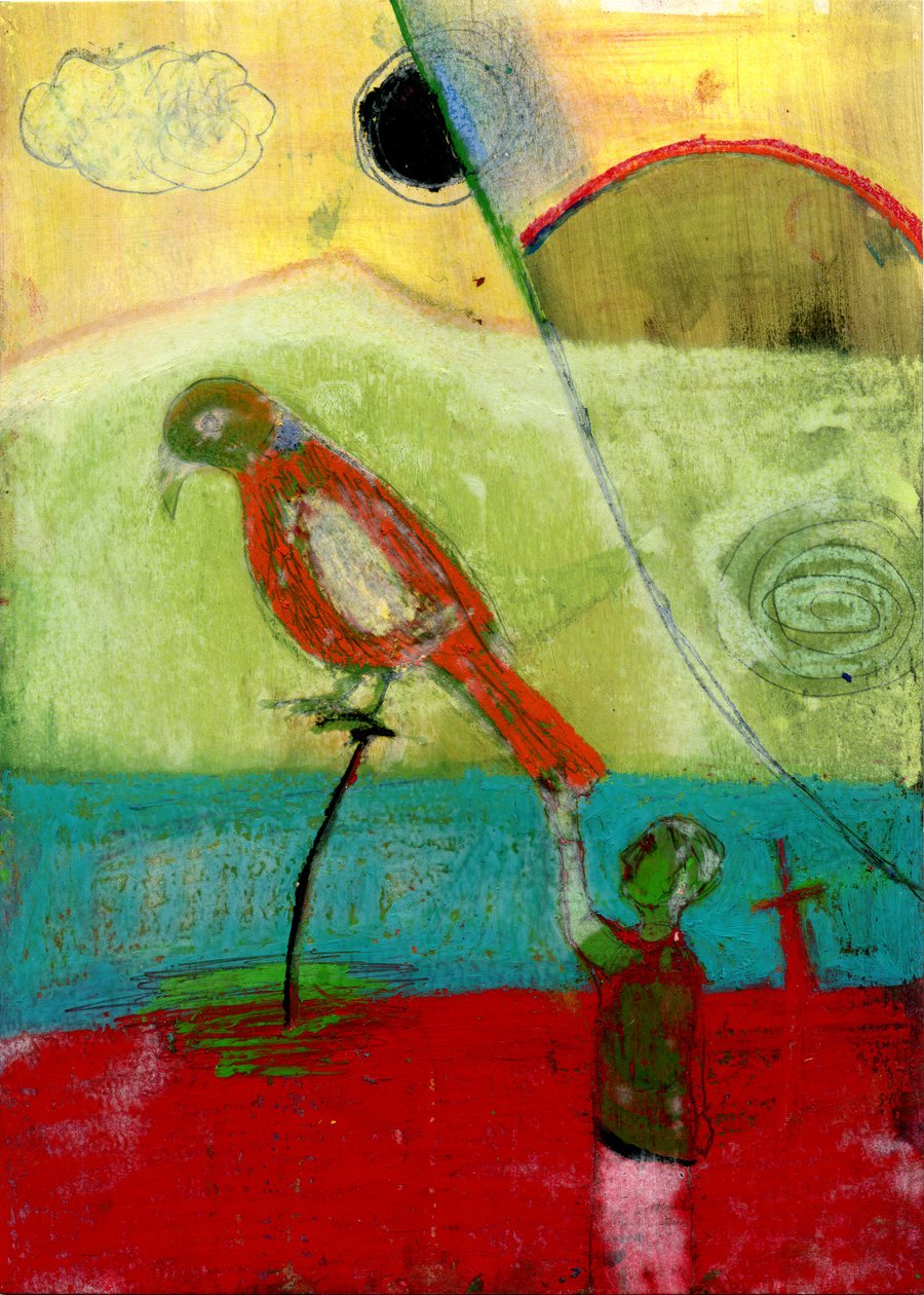 Orange Bird, 2013, (vegyes) alkotó: Gigi Sudbury