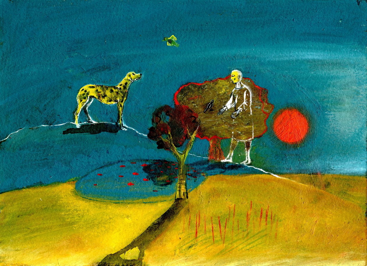 Still Blue Moment, 2004, (olaj, papír) alkotó: Gigi Sudbury