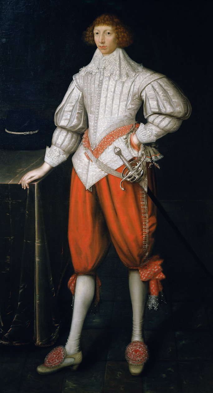 Egy úriember portréja, valószínűleg a Poulett család tagja, 1620-as évek vége alkotó: Gilbert Jackson