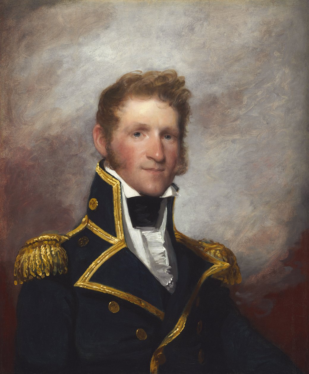 Commodore Thomas Macdonough, 1815-1818 körül (olaj, fa) alkotó: Gilbert Stuart