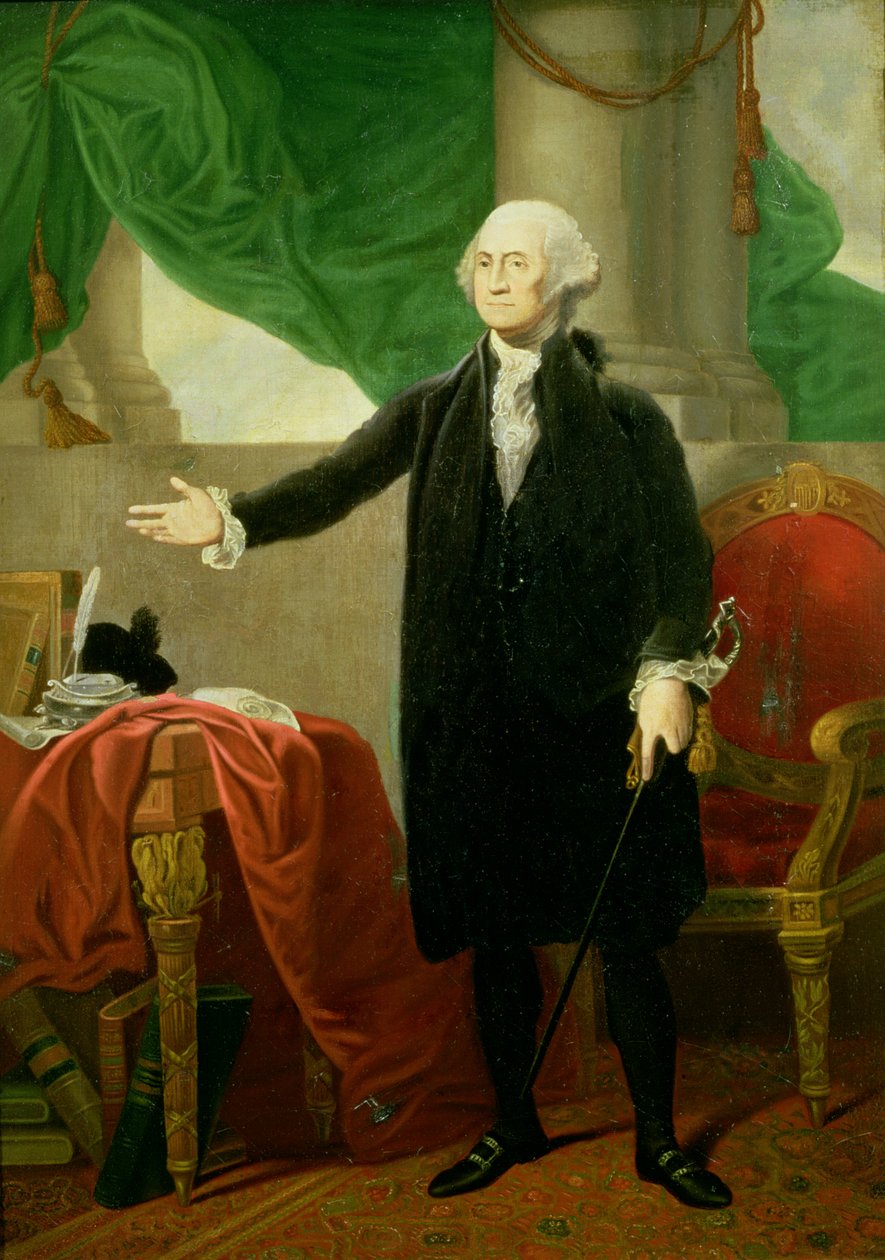 George Washington portréja (lásd még: 49649, 58211, 73060) alkotó: Gilbert Stuart