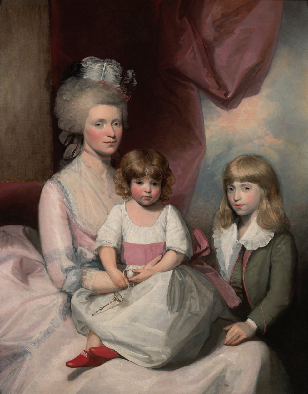 Egy család portréja alkotó: Gilbert Stuart
