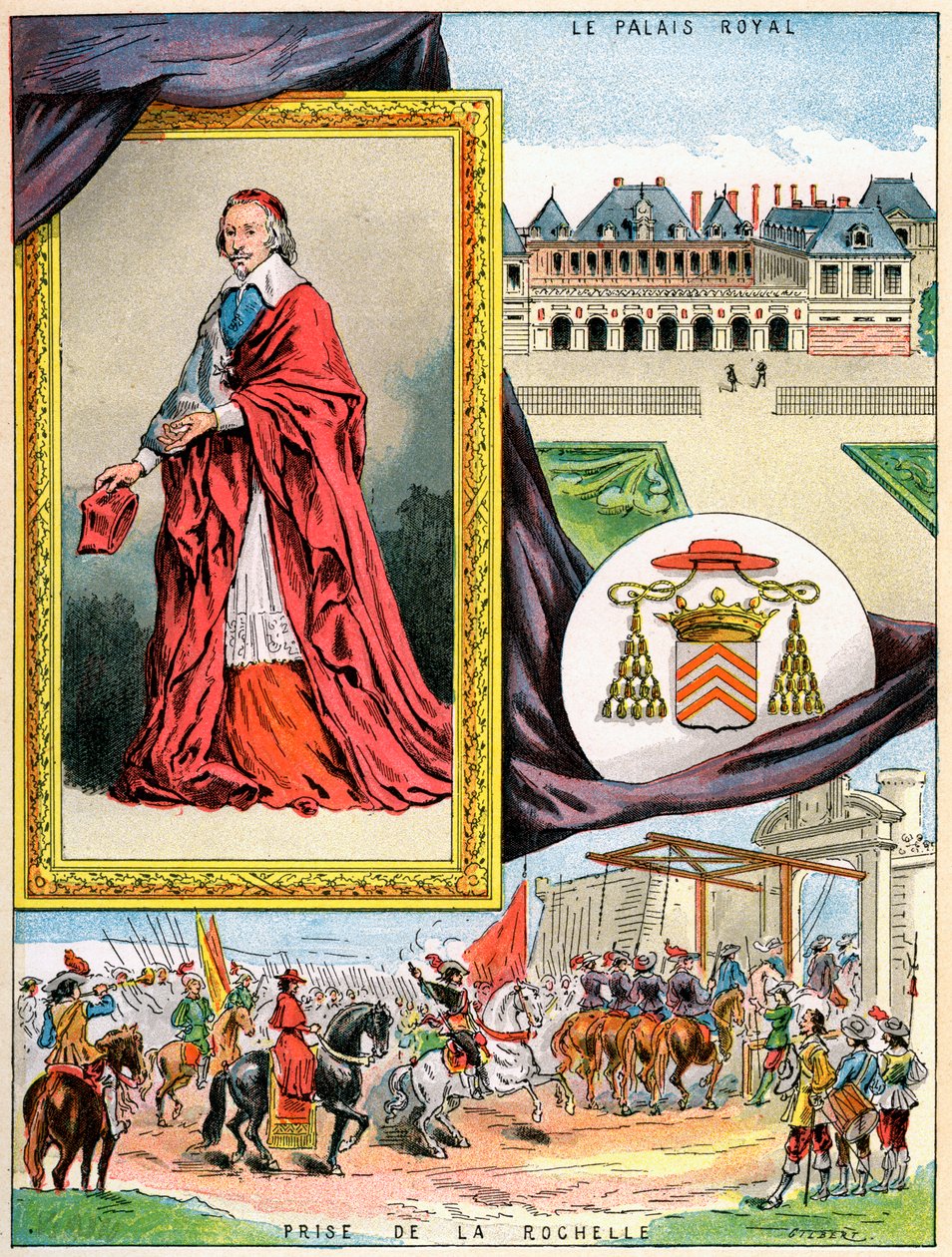 Richelieu bíboros, 1898 alkotó: Gilbert