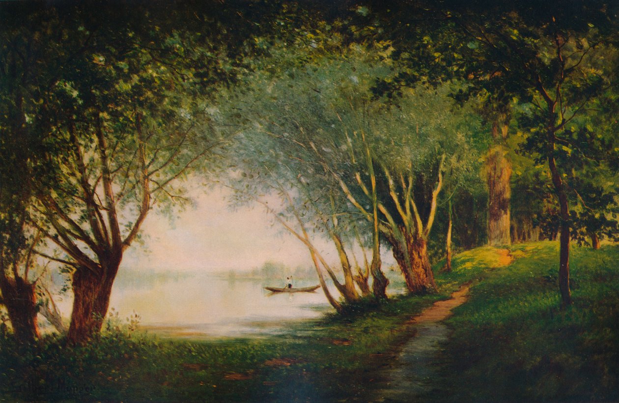 „Poissy közelében, c1880, 1938 alkotó: Gilbert Munger