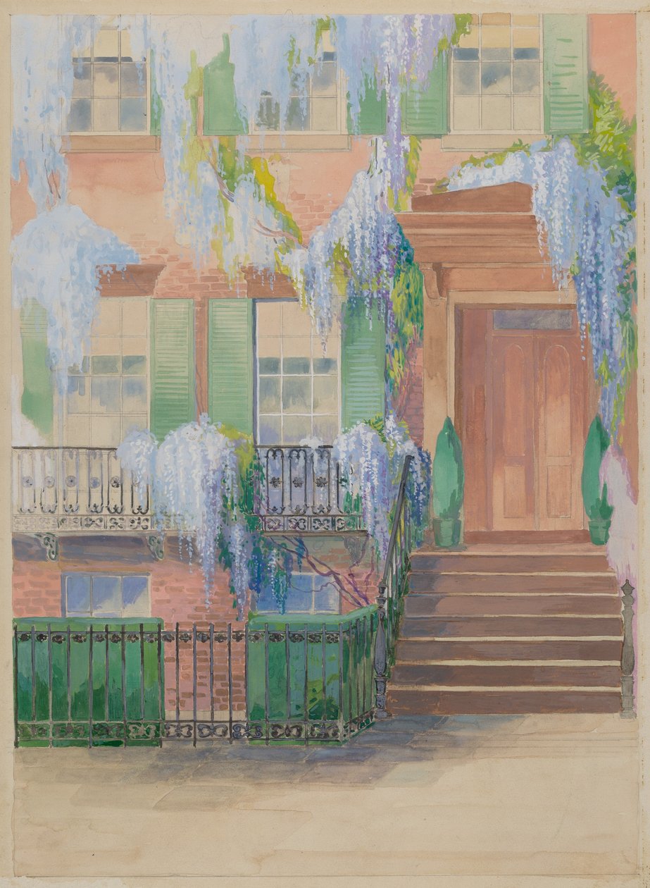 Városi kert, c. 1936. alkotó: Gilbert Sackerman