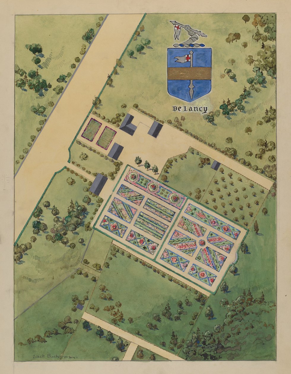 J. Delancey Estate, c. 1936. alkotó: Gilbert Sackerman