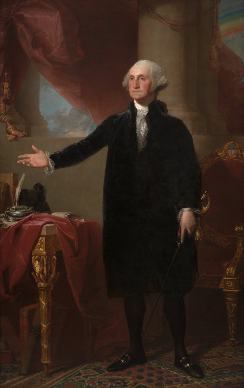 George Washington (Lansdowne portré) alkotó: Gilbert Stuart