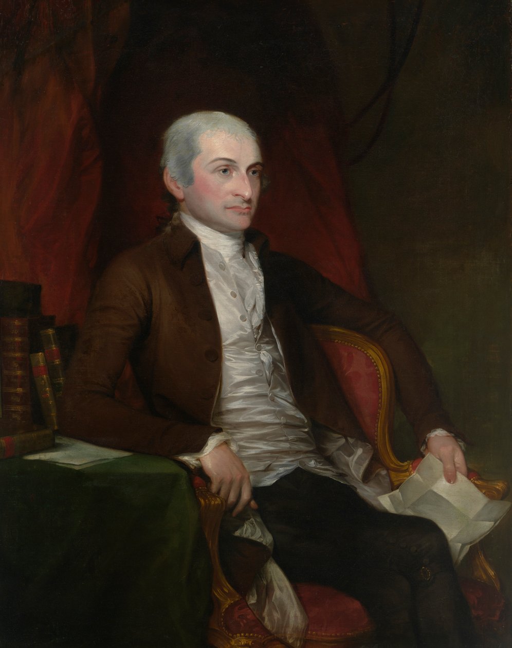 John Jay, 1784-ben kezdődött, 1818-ra fejeződött be. alkotó: Gilbert Stuart