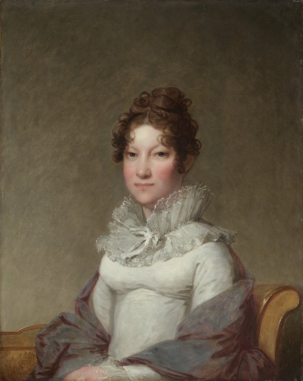 Mary Campbell Stuart, 1815 körül (olaj, fa) alkotó: Gilbert Stuart