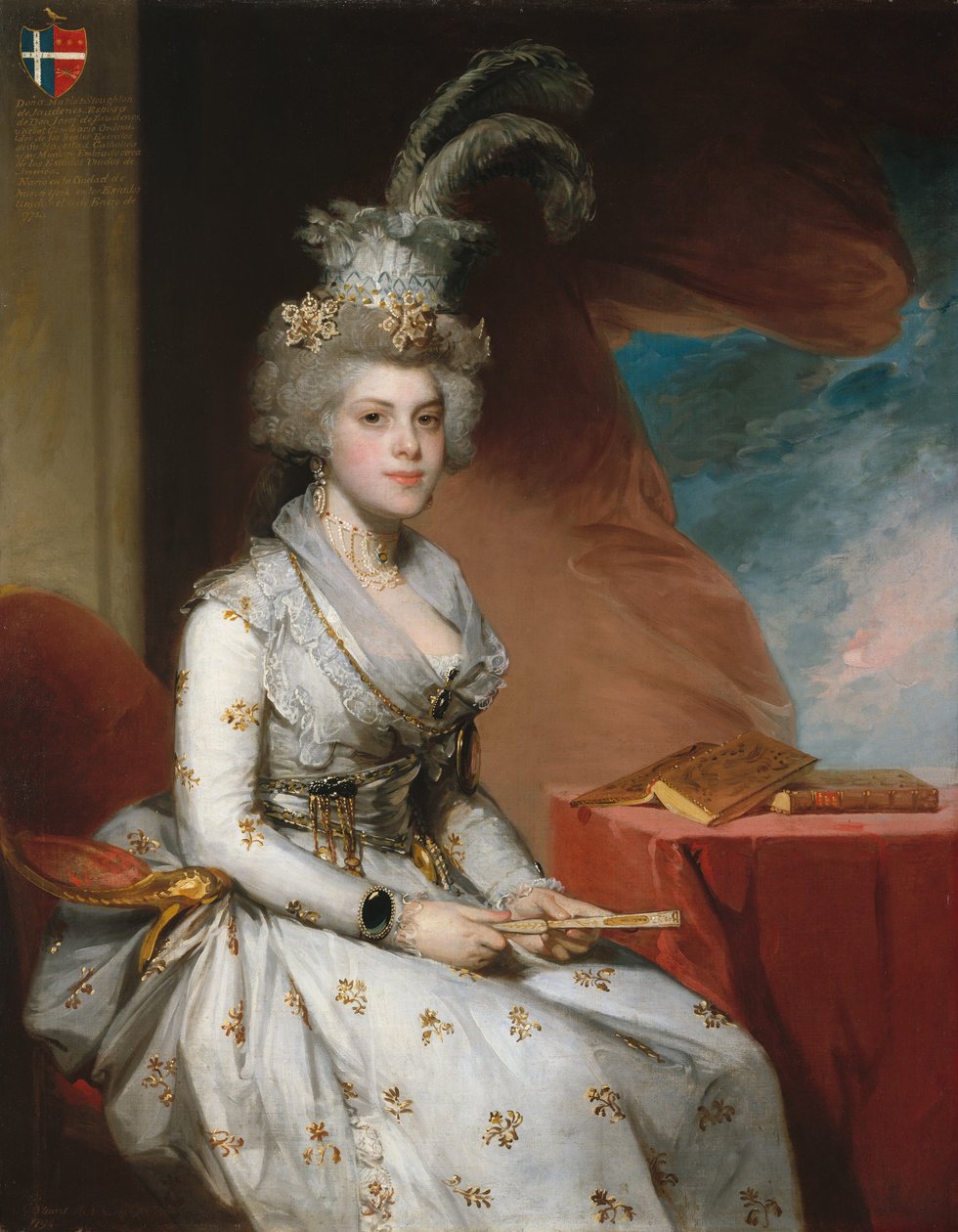 Matilda Stoughton de Jaudenes, 1794. alkotó: Gilbert Stuart