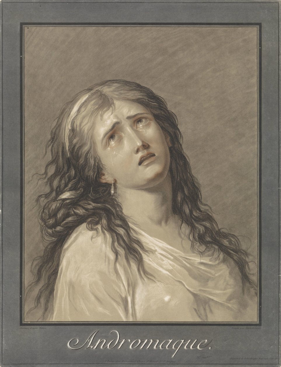 Andromache sír alkotó: Gilles Demarteau