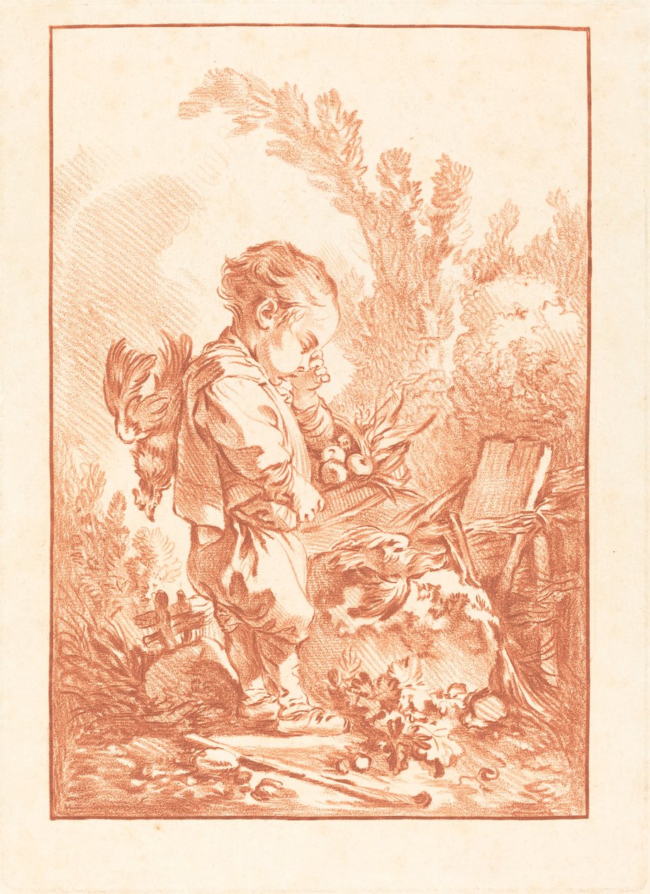 A martalóc A tolvaj c. 1769. alkotó: Gilles Demarteau