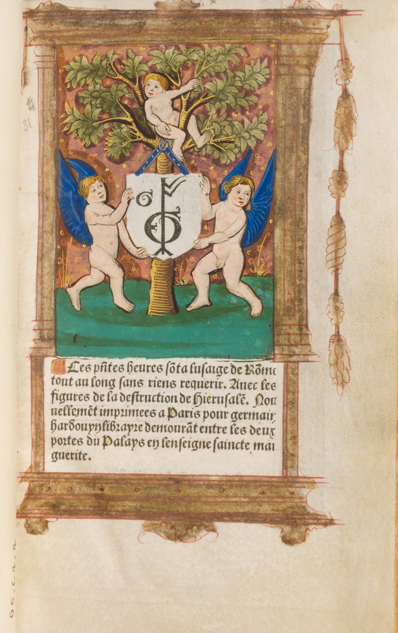 Órakönyv, 1518-21 alkotó: Gilles Hardouyn