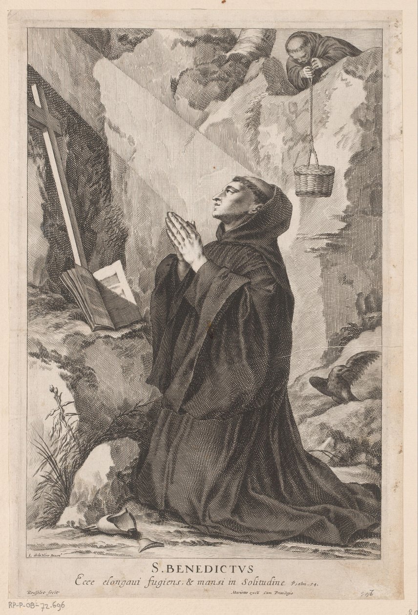 Szent Benedek alkotó: Gilles Rousselet