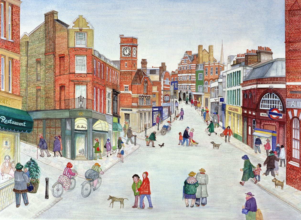 Heath Street, Hampstead alkotó: Gillian Lawson