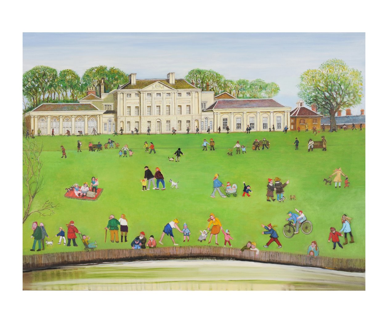 Kenwood, Hampstead, 2011 (olaj, vászon) alkotó: Gillian Lawson