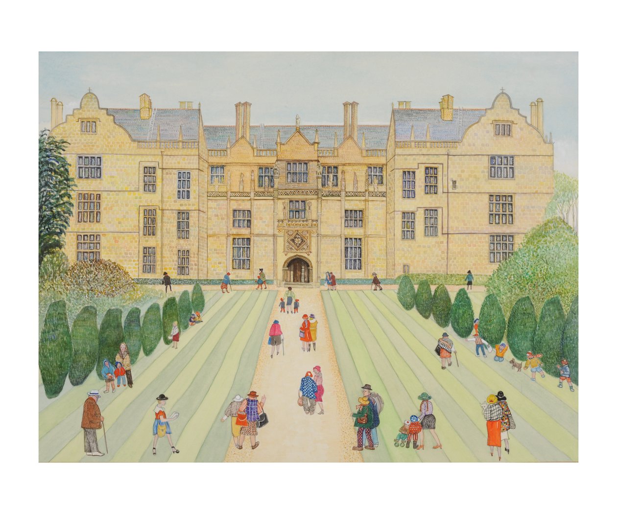 Montacute House (wc papíron) alkotó: Gillian Lawson