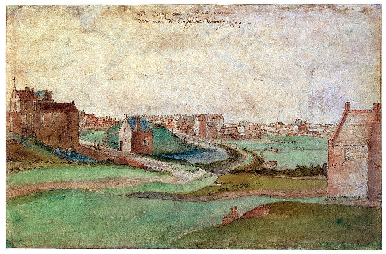 Antwerpen melletti táj, 1566. alkotó: Gillis Mostaert