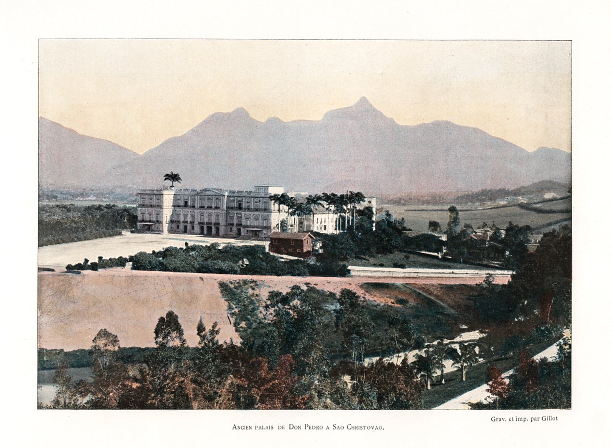 Don Pedro palota, Brazília, 19. század alkotó: Gillot