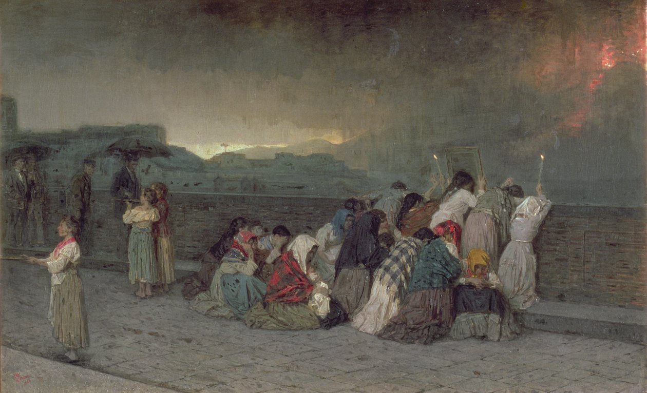 A hamueső, 1880 alkotó: Gioacchino Toma