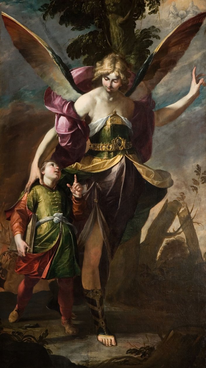 Az őrangyal, 1630. alkotó: Gioacchino Assereto