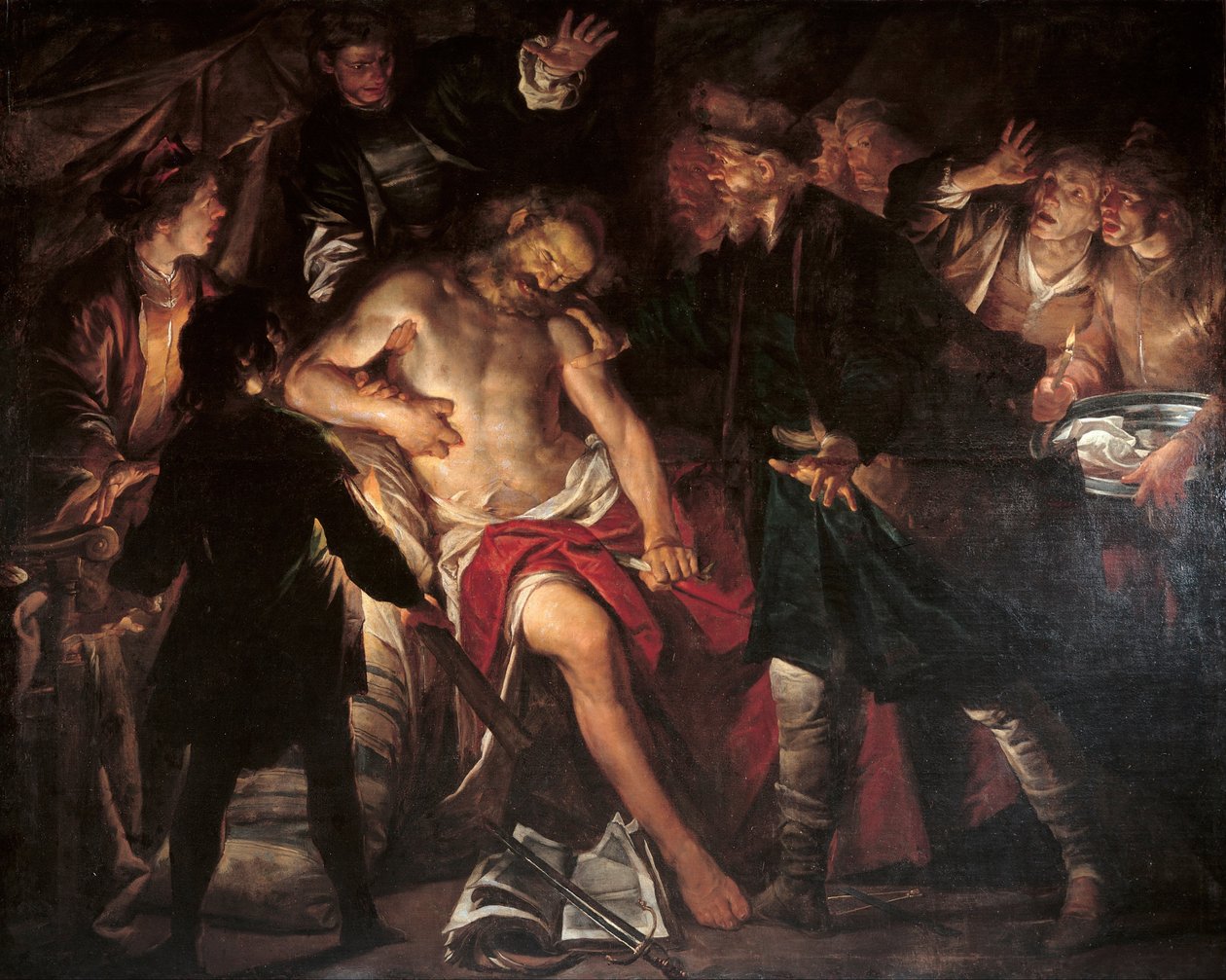 Cato halála, Kr. e. 1640 alkotó: Gioacchino Assereto