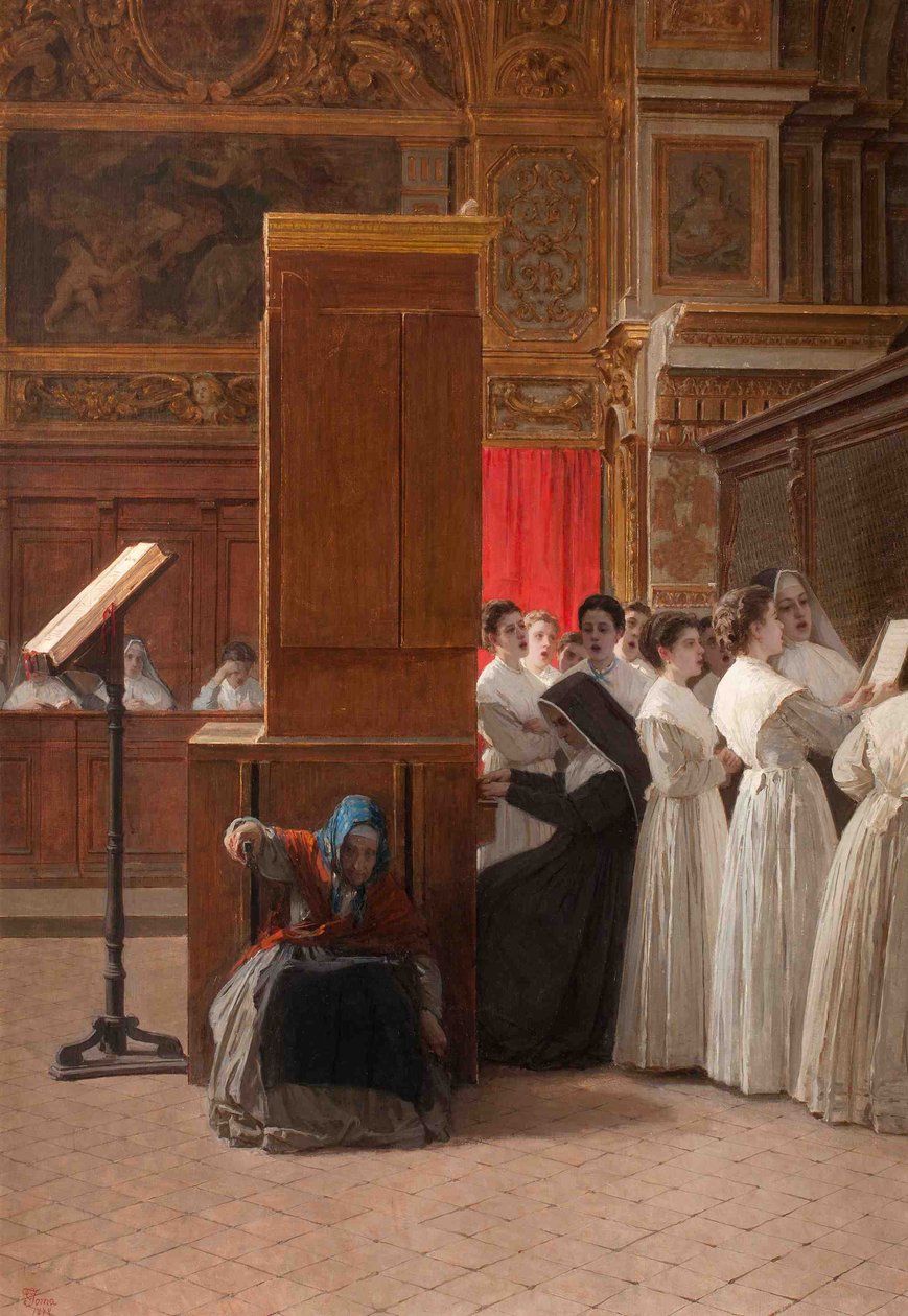 Egyházi kórus alkotó: Gioacchino Toma