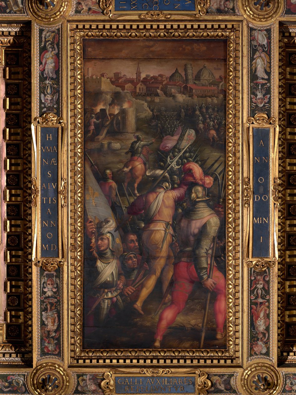 Barbagianni csata, Pisa közelében alkotó: Giorgio Vasari